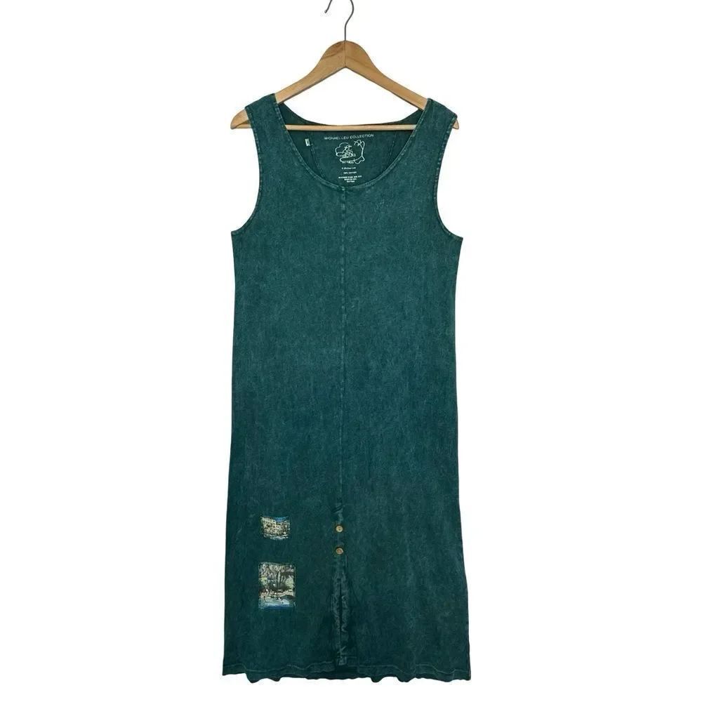 MICHAEL LEU COLLECTION Green Madi Dress & Jacket Size Small - Picture 1 of 17
